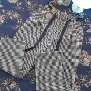 Houndstooth Trousers - Petite